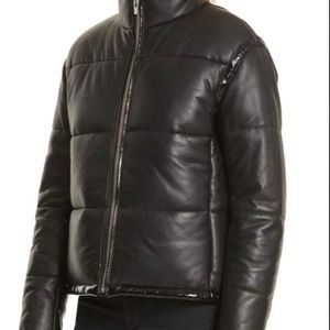 Veda Power Puff leather jacket